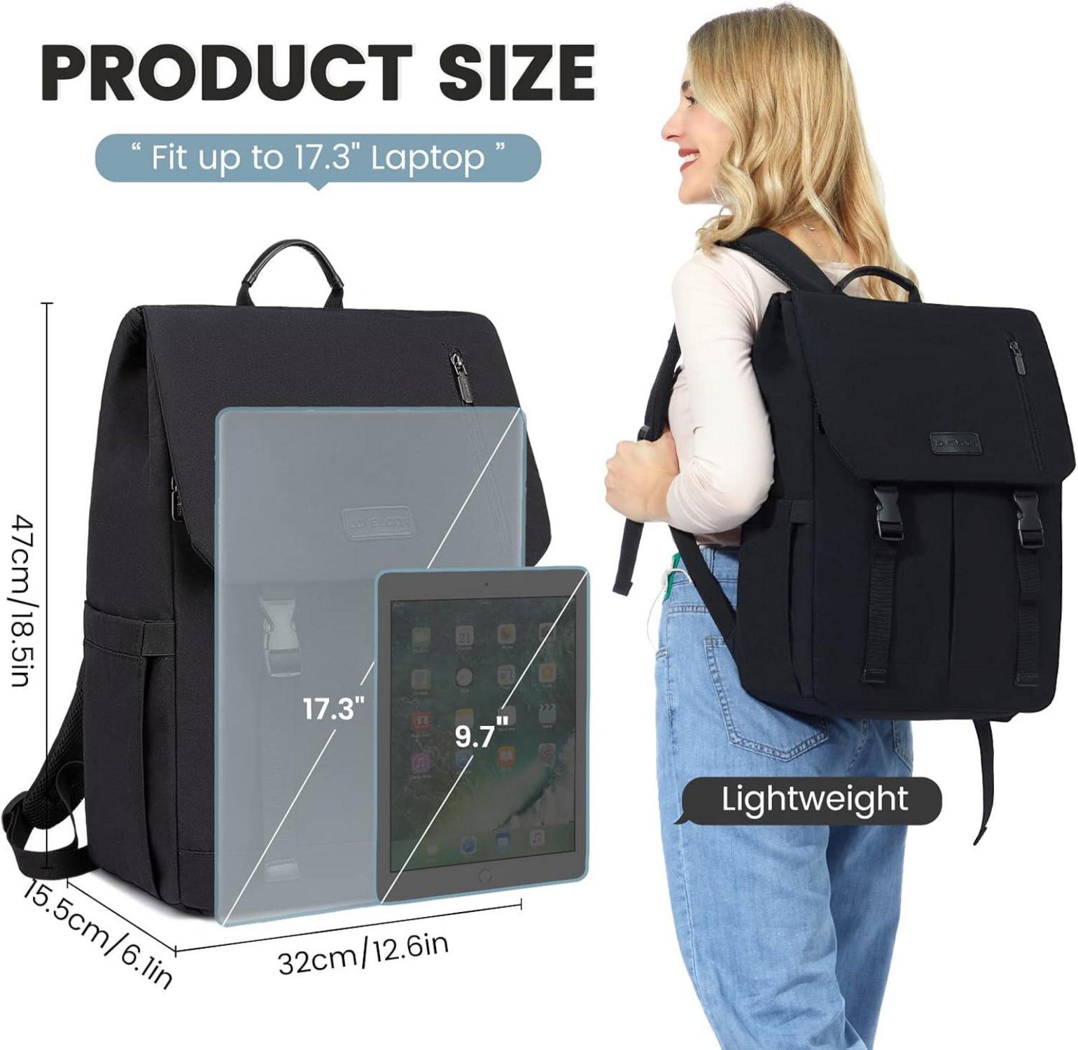 Laptop Rucksack Damen Herren 17.3 Zoll Wasserdicht