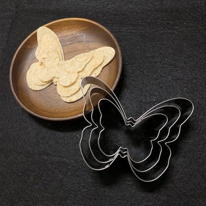 Ausstechformen Set Schmetterling UKoosien 3 Stück- Backen & Dekorieren-Toll für Zuckerkekse & Kuchen
