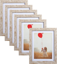 Bilderrahmen 13x18 6er-Set, Wand Tisch Deko Gallery Beige