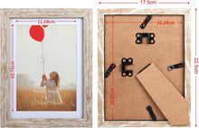 Rustikale EYMPEU Bilderrahmen 13x18/15x20 6er-Set Beige