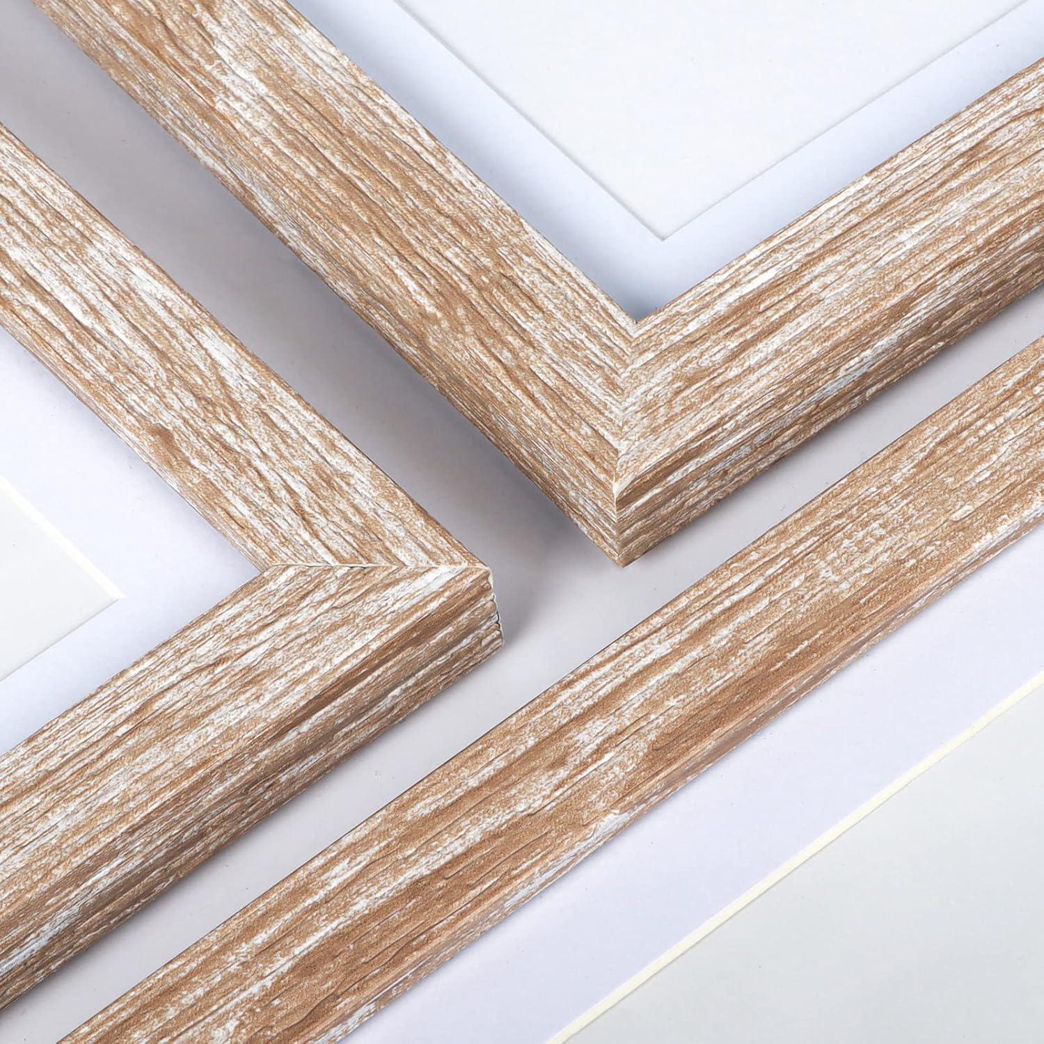 Bilderrahmen Set 6er 13x18/15x20 cm für Wand und Tisch, Beige