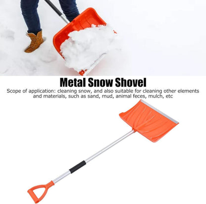 Schneeschaufel mit D-förmigem Griff und großer Kapazität