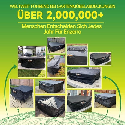 Wasserdichte Gartenmöbel Abdeckung Rechteckig 180x120x74cm