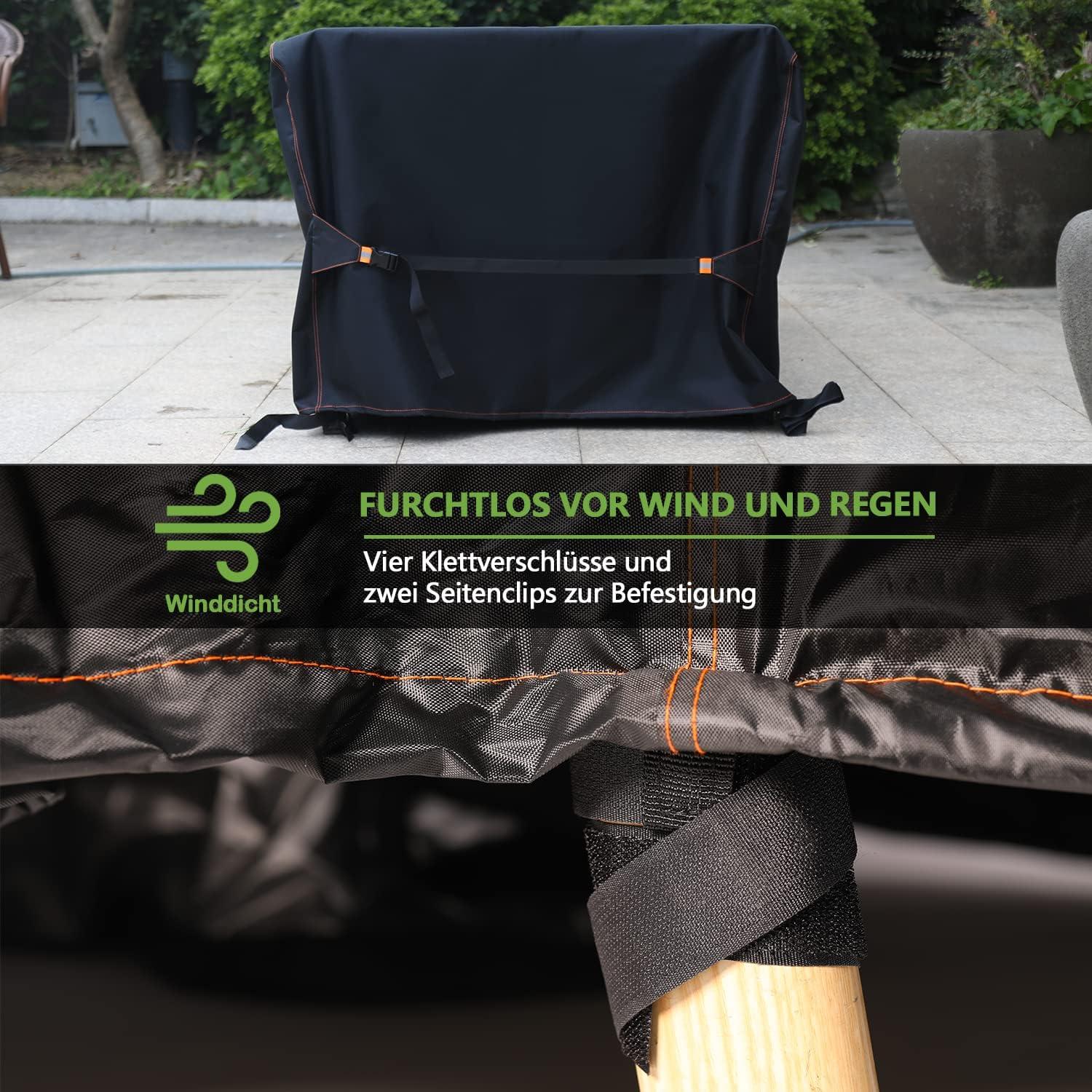 Enzeno Abdeckung Gartenmöbel 200x160x74cm 420D Oxford Wasserdicht