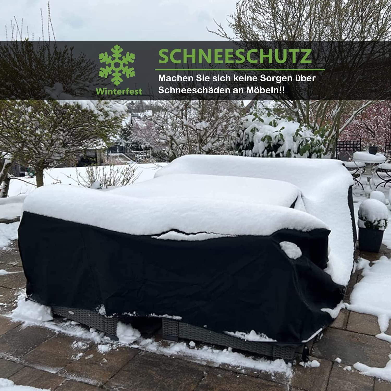 Abdeckung Gartenmöbel 200x160x74cm Wasserdicht 420D Oxford Gartenlounge