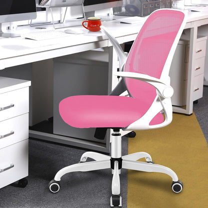 Ergonomischer Bürostuhl mit klappbaren Armlehnen, atmungsaktivem