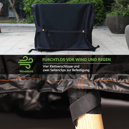 Enzeno Abdeckung Gartenmöbel 420D Oxford-Gewebe Wasserdicht 280x205x106cm