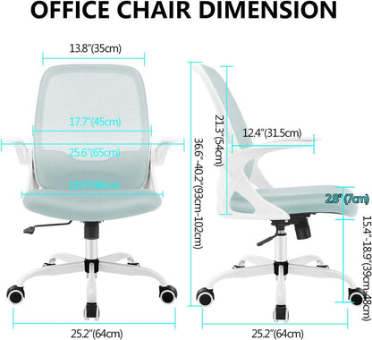 Ergonomischer Bürostuhl mit klappbaren