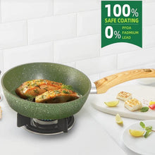 12-teiliges Induktions-Kochtöpfe Set mit Grüner