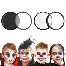 Kinderschminke Set Halloween Cosplay Make-up Schwarz Weiß 28g