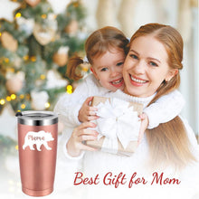 Livole Mama Bär 600ml Doppelwandiger Camping Thermobecher