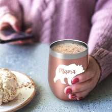 Geschenk für Mama - Mama Bär Thermobecher 350ml Edelstahl
