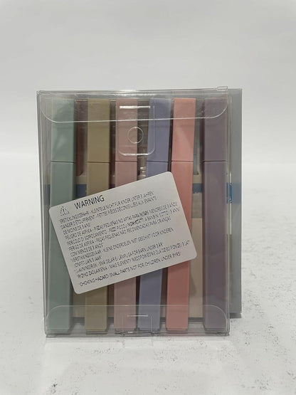 Pastell Textmarker Set 6 Stifte Aesthetic Highlighter Pens Brush Marker