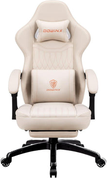 Ergonomischer Gaming Stuhl mit Massage und Lendenwirbelstütze
