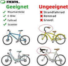 RBRL Großer Fahrradspiegel mit Schlagfestem Glas, 360 Grad