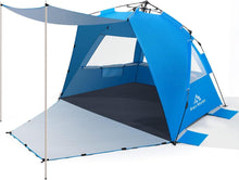 Strandmuschel Pop Up Sonnendach Tragbare Strandzelt UV 50+ Schutz