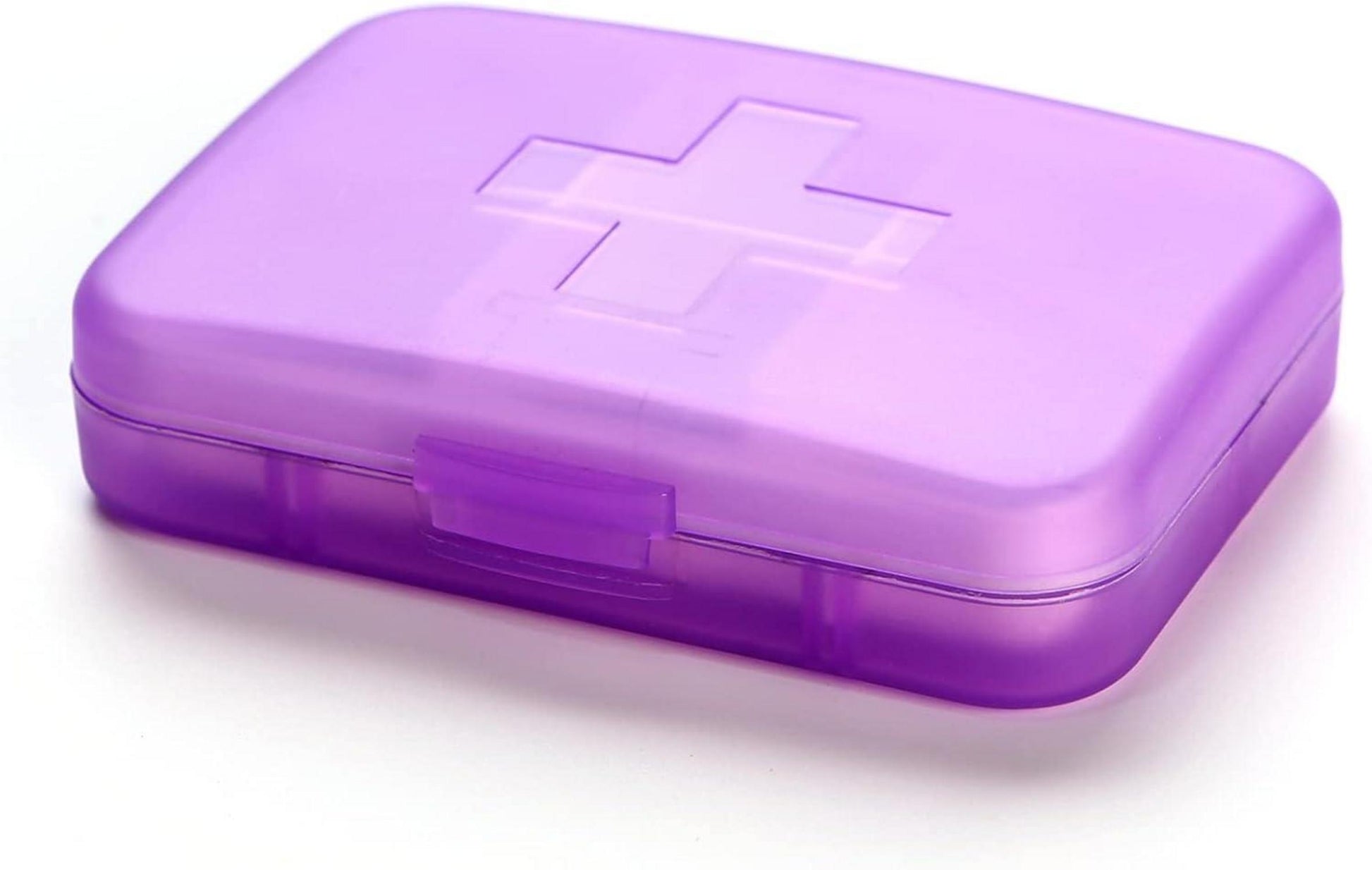 Wöchentliche Pillendose 6 Fächer täglich lila