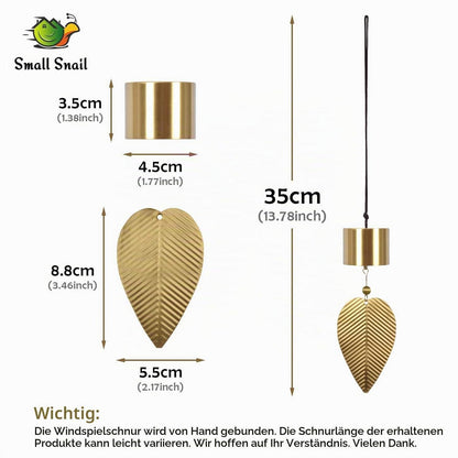 Japanisches Windspiel aus Kupfer – Vintage Garten Dekoration