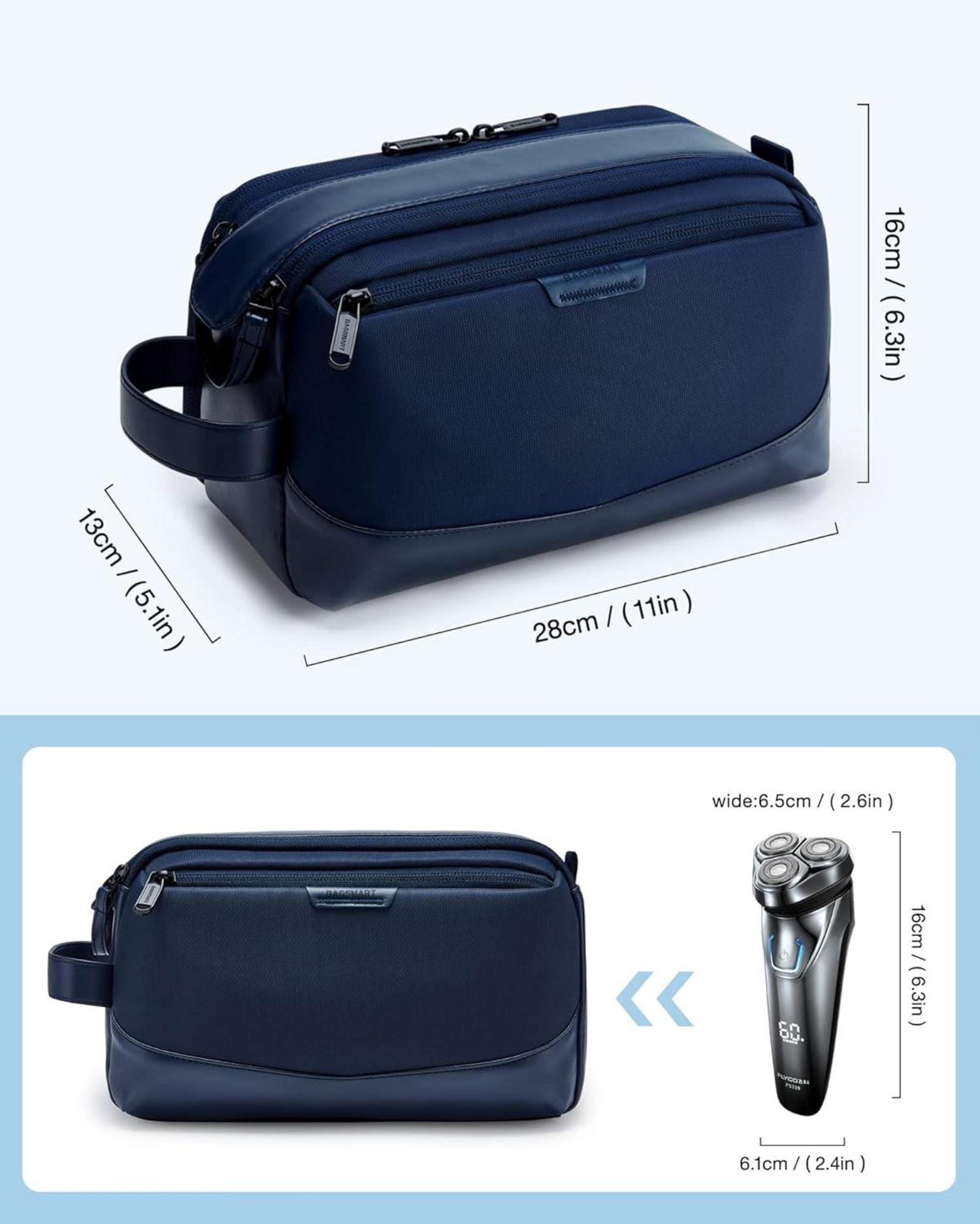 Kulturbeutel Herren Reise Kultur Organizer Leder Dopp Kit Rasierbeutel
