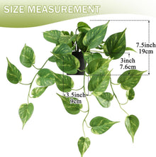 Künstlicher Efeu im Topf 3er Set - Wohnzimmer Deko Efeutute