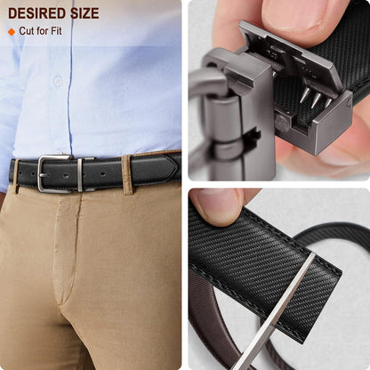 Ledergürtel Herren Wendegürtel Schwarz Braun 110cm Bundesliga