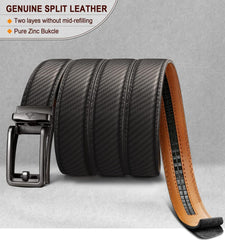 Ledergürtel Herren Ratsche Automatik Gürtel Anzug Freizeit 35mm