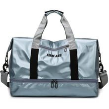 Große Reisetasche Grün mit Schuhfach Wasserdicht Sporttasche Nassfach Gym Bag