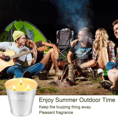 Citronella Kerze Outdoor Groß 2x 15oz Sojawachs Zitronella Duft Garten Camping 180h