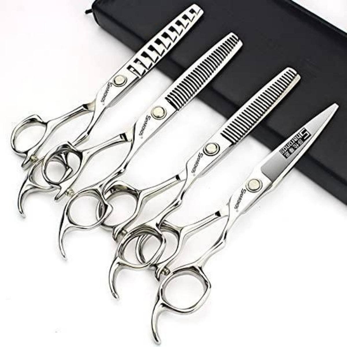 Professionelle Friseurschere 6 Zoll Edelstahl Set 4 Stück