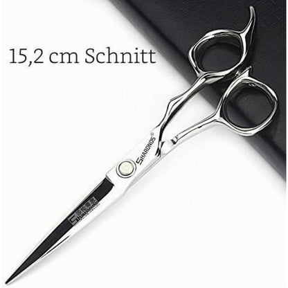 Professionelle Friseurschere 6 Zoll Edelstahl Set (3 Stück)