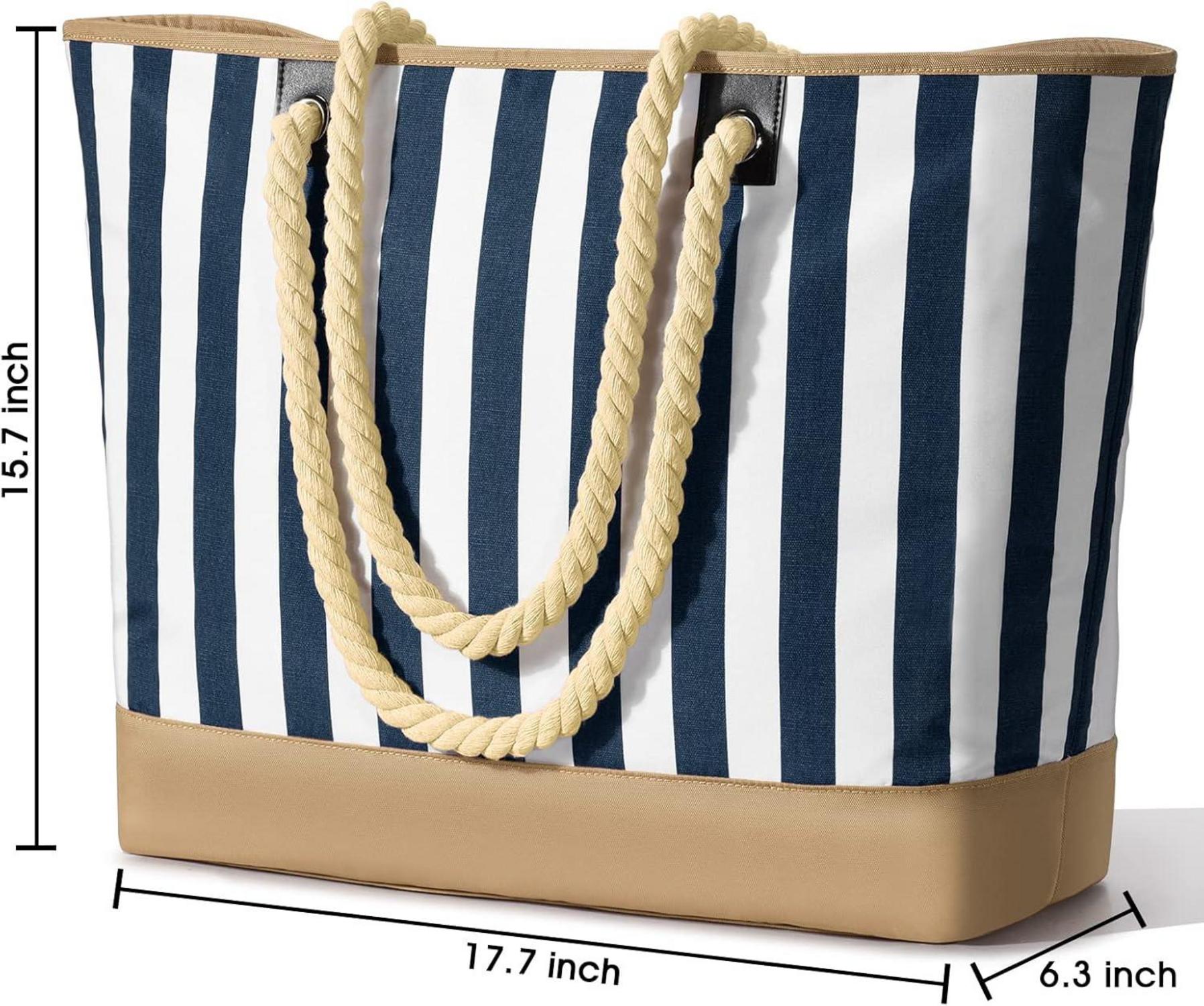 Oscaurt Strandtasche Groß Tote Bag Wasserdicht Damen Umhängetasche Schwimmtasche