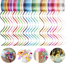 48er Set Ringelband Geschenkband 5mm 10m - Deko für Geburtstag