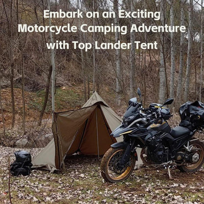 Top Lander 2 Personen Zelt Polyester Campingzelt Blau
