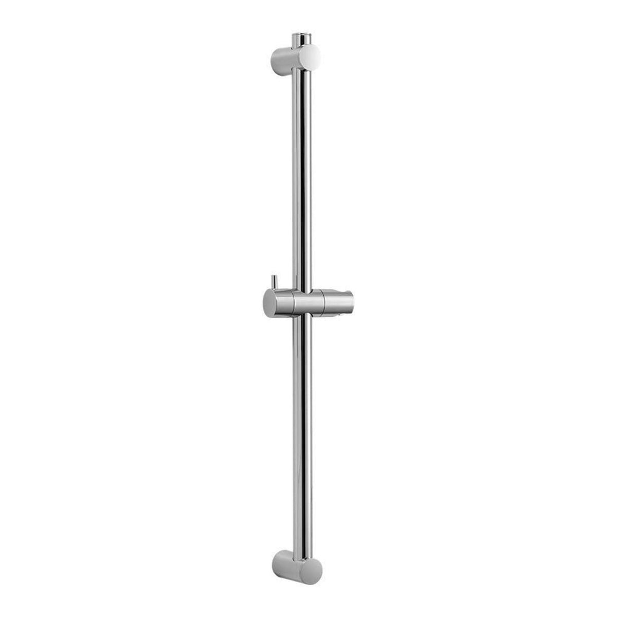Verstellbare Duschstange Edelstahl 70cm mit Halterung