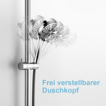Verstellbare Duschstange 100cm mit Handbrausenhalter