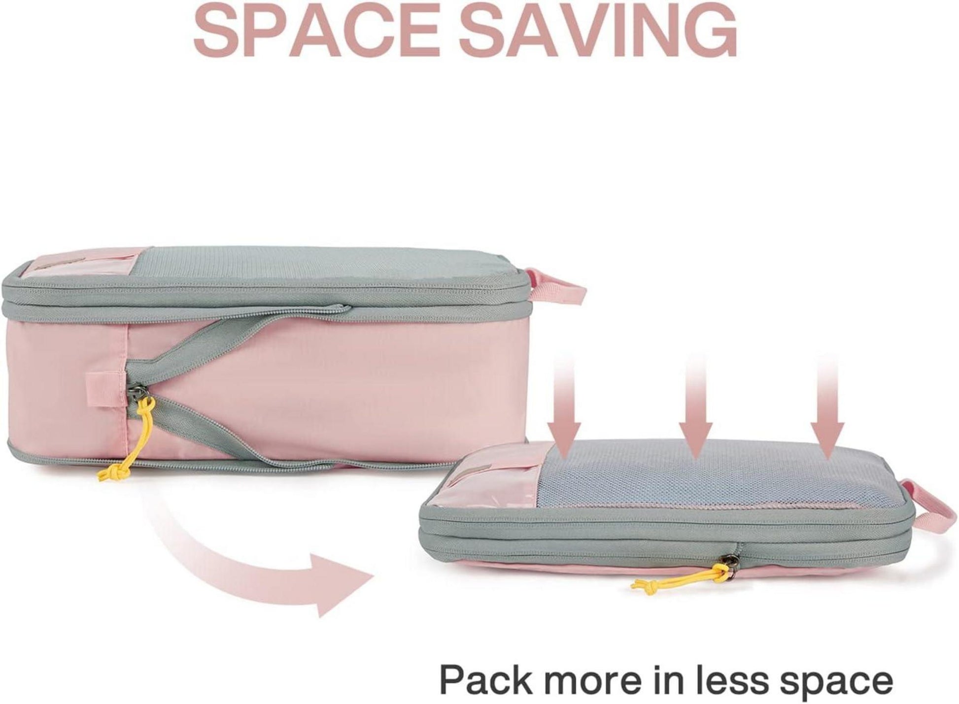 BAGSMART Koffer Organizer Packwürfel Kompression, 2er