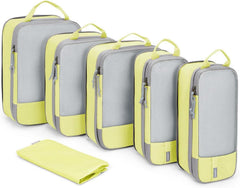 6er Set Transparente Packtaschen für Rucksack und Koffer