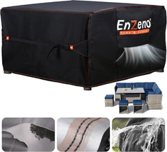 Enzeno Abdeckung Gartenmöbel wasserdicht 242x182cm Winterfest