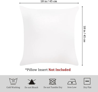 4er Set Zitronen Kissenbezüge Samt Deko 45x45 cm Sofa Auto