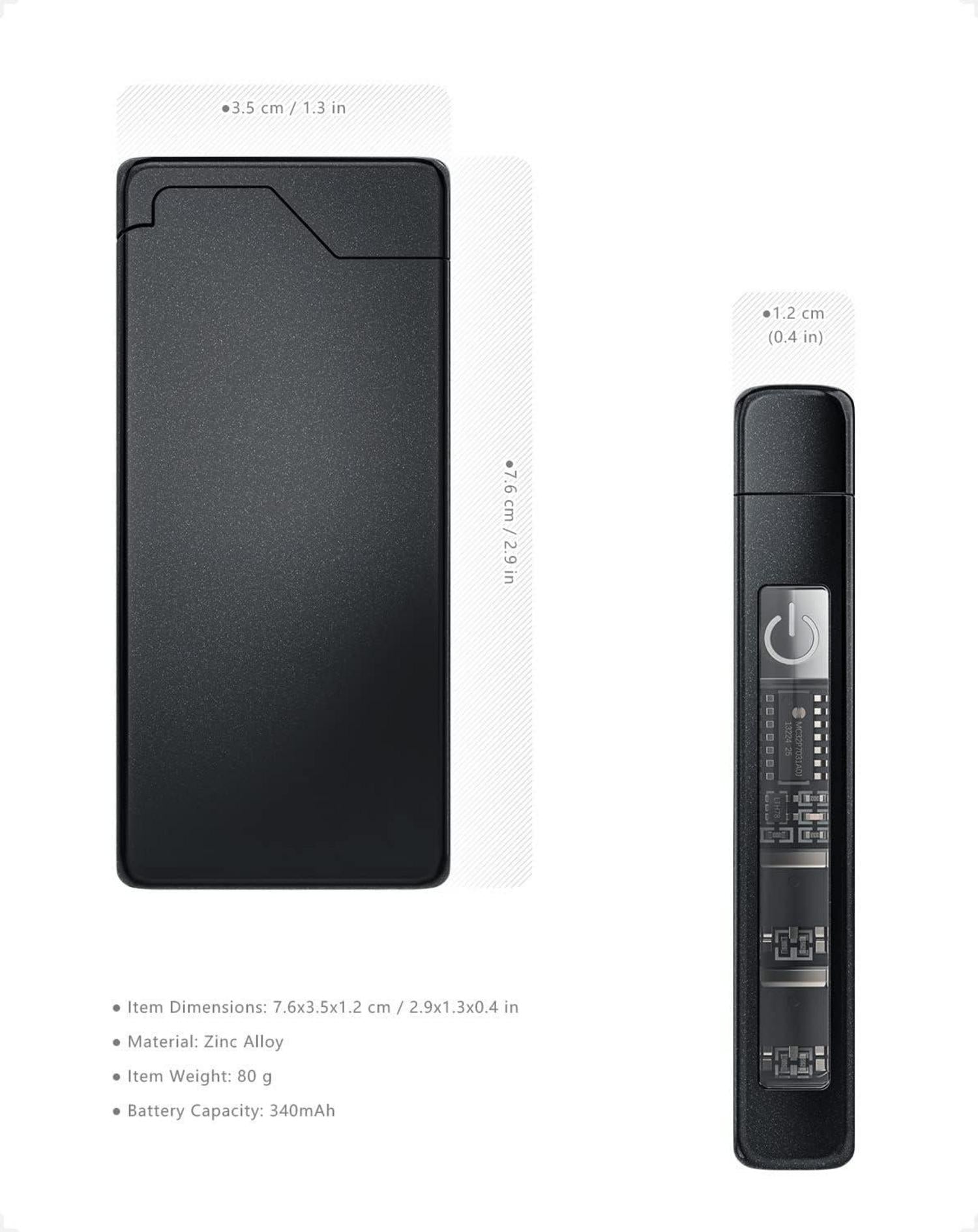 Elektro Lichtbogen Feuerzeug USB C Aufladbar Sturmfeuerzeug 218