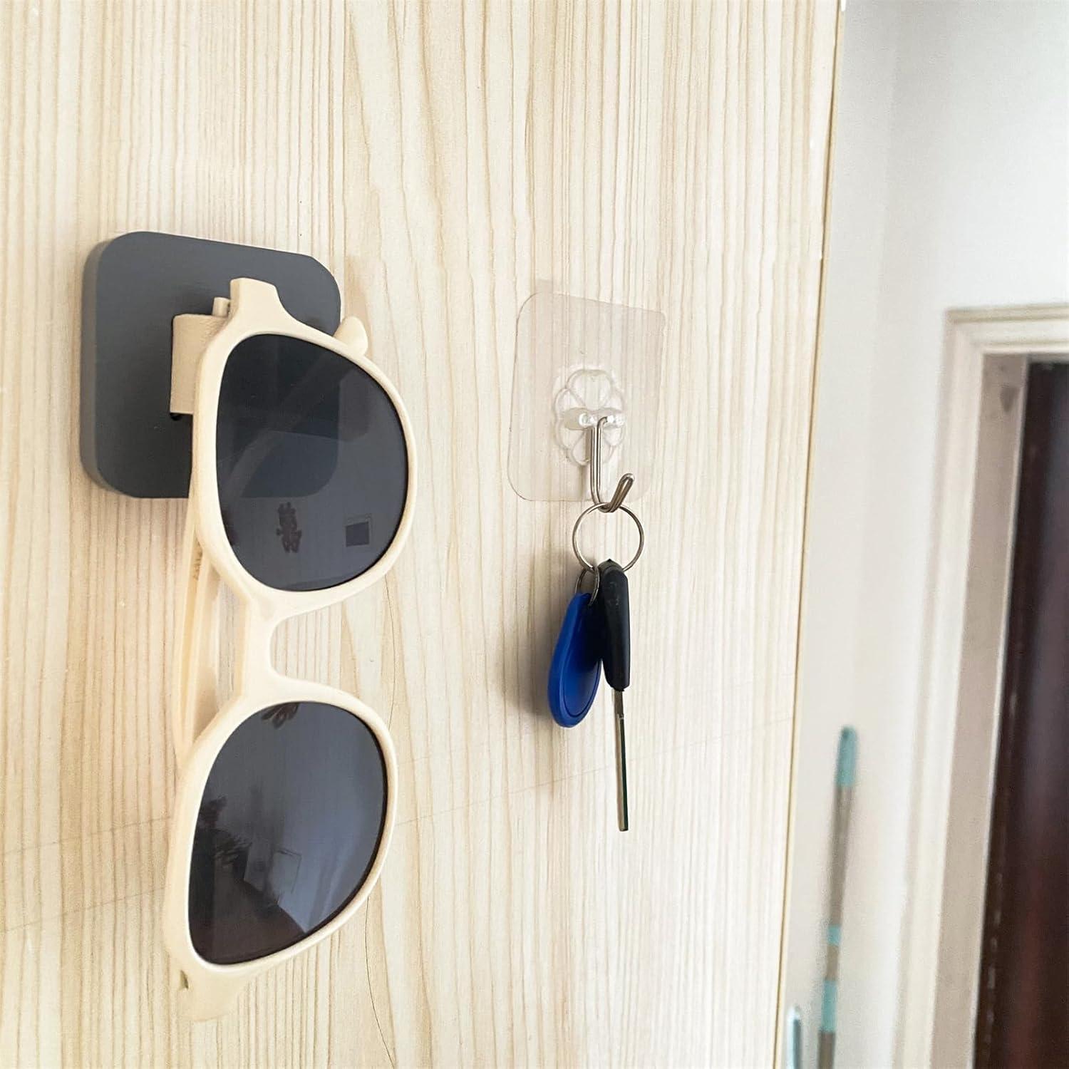 Sonnenbrillenhalter Wandmontage 2 Stücke Brillen Organizer Grey Brillen Display
