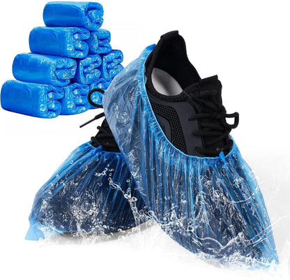 Flintronic Einweg-Schuhüberzüge Kunststoff wasserdicht 40 Stück