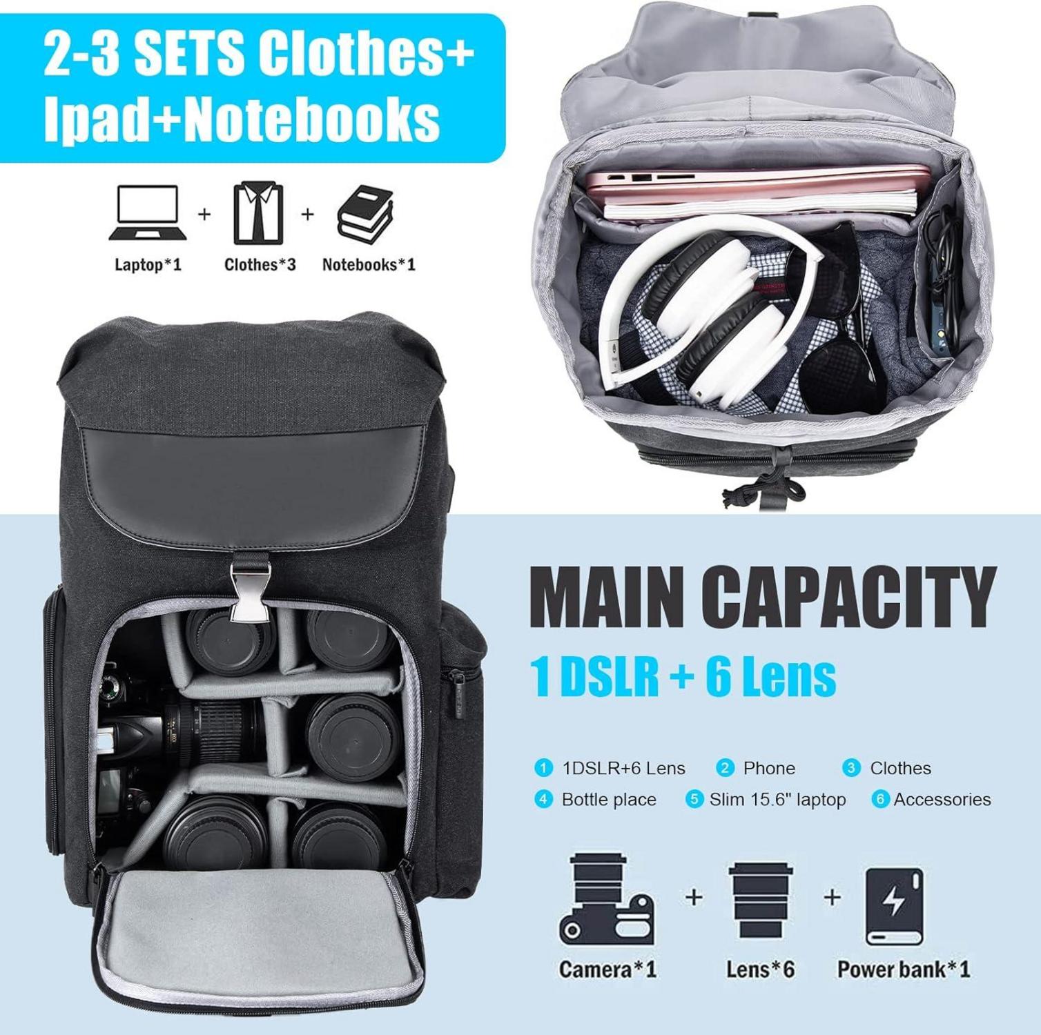 Kamerarucksack Tasche für SLR DSLR Kamera wasserdicht
