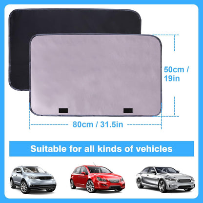 Auto Sonnenschutz Tevlaphee Magnetisch UV Schutz Hitzeschutz Fenster Kinder Erwachsene