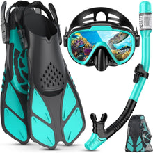 Lealinga Profi Schnorchelset Erwachsene Taucherflossen