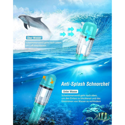 Lealinga Profi Schnorchelset Erwachsene Taucherflossen