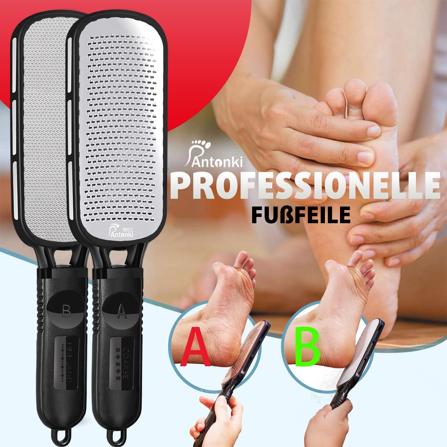 Hornhautfeile Fußfeile Doppelseitig Professionelles Pediküre