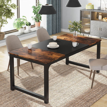 Großer Schreibtisch 160x80 cm – Industrie Design für Home Office