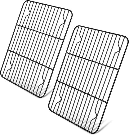 Edelstahl Abkühlgitter Set 2er - Backofen Grillrost