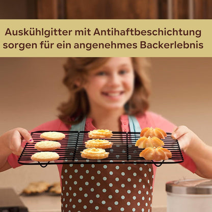 Abkühlgitter Set Edelstahl Kuchengitter Backofen Grillen 2er Set 24,8